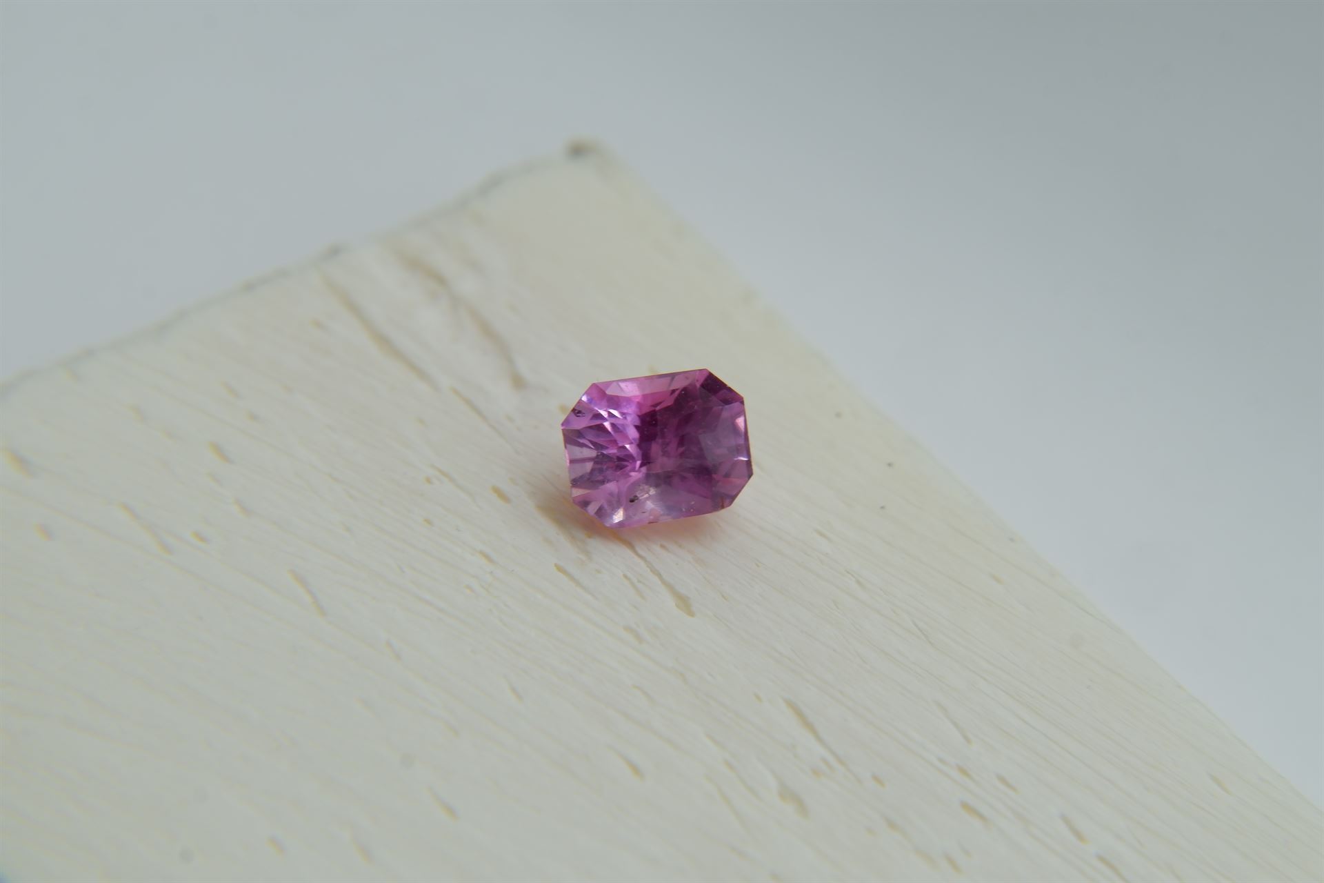 Vivid Pastel Pink Sapphire - Octagon - 0.85 ct - CorundumStones Mining ...