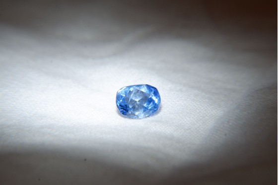 Vivid Metallic Blue Sapphire - Rectangular - 1.244 ct - IGL certified