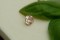 Yellowish-Bronze Sapphire - Round - 1.15 ct - COR authenticated