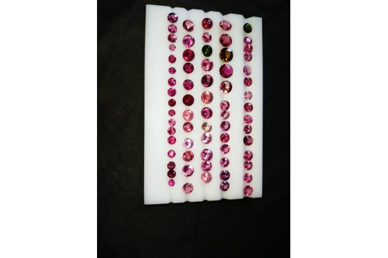 Unheated Tourmaline Round - Round - 23.80 ct - COR authenticated