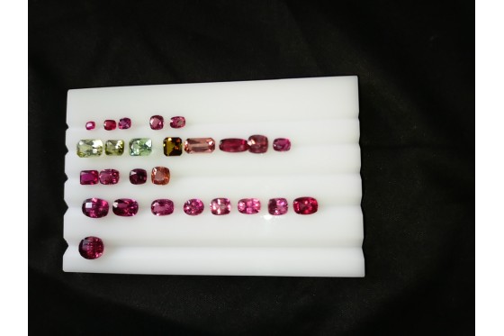 Unheated Tourmaline Cushion - Cushion - 15.55 ct - COR authenticated