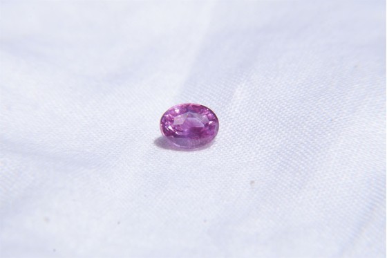 Pink Sapphire - Oval - 1.01 ct - COR authenticated