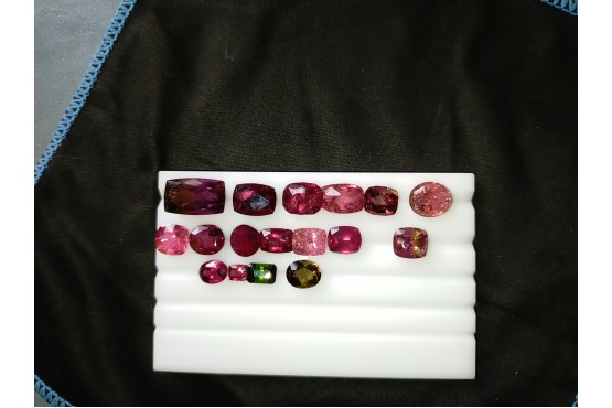 17 Unheated Tourmaline - Cushion - 46.05 ct - COR authenticated