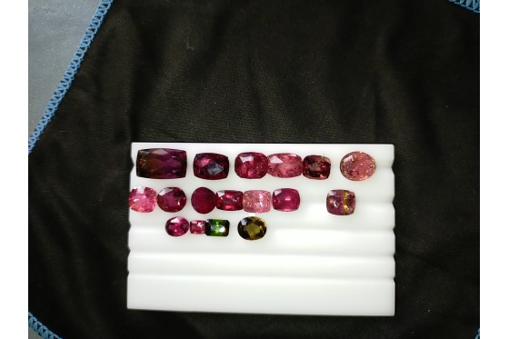 17 Unheated Tourmaline - Cushion - 46.05 ct - COR authenticated
