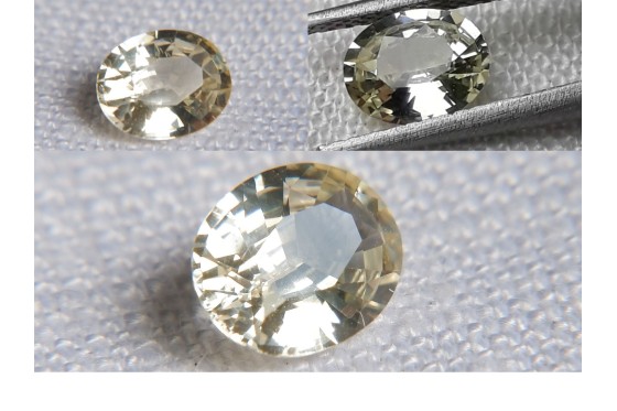 Yellow Sapphire - Oval - 0.958 ct - IGL certified