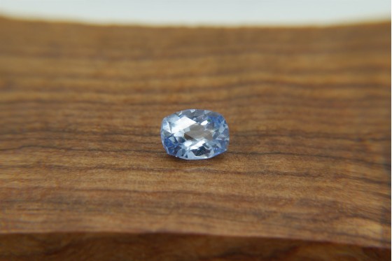 Vivid Metallic Blue Sapphire - Rectangular - 1 ct - COR authenticated