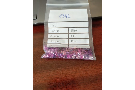 Pink Sapphire - Various - 124.45 ct - COR authenticated