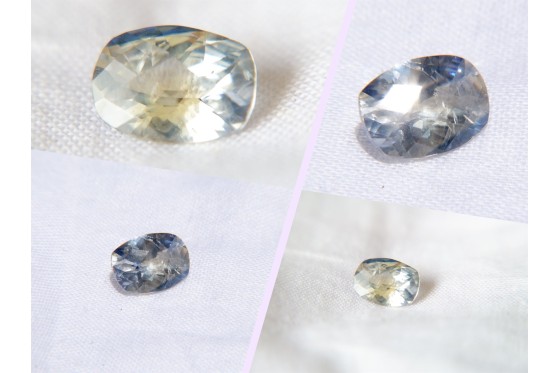 Blue/Silver Sapphire - Rectangular - 1.92 ct - COR authenticated