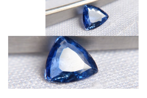 Blue Sapphire - Triangular - 1.581 ct - IGL certified