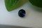 Peacock Blue Sapphire - Round - 1.45 ct - COR authenticated