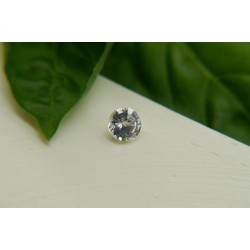 Pastel Yellow Handcrafted Sapphire - Round - 0.96 ct - COR authenticated