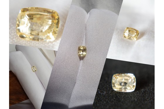 Vivid Yellow Handcrafted Sapphire - Rectangular - 1.02 ct - COR authenticated