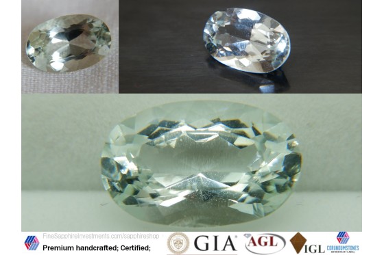 Beryl - Oval - 4.55 ct - COR authenticated