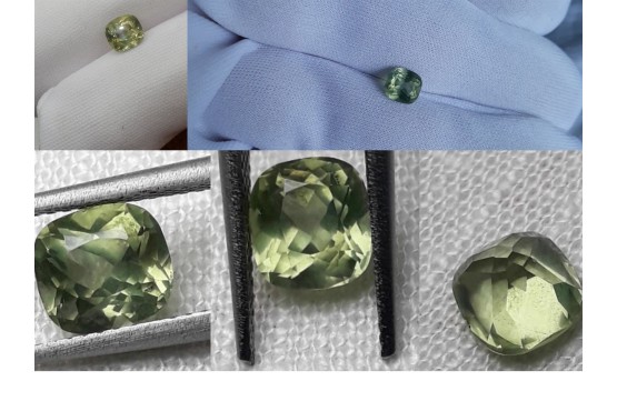 Unheated Green-Blue Sapphire - Cushion - 1.83 ct - GIA certified