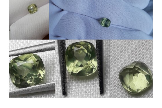 Unheated Green-Blue Sapphire - Cushion - 1.83 ct - GIA certified