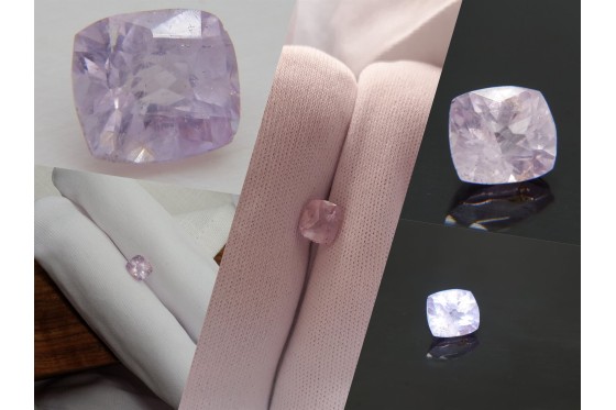 Pastel Pink - Cushion - 1.83 ct - COR authenticated