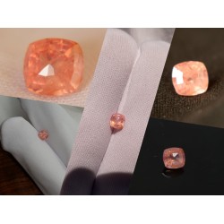 Padparadscha Sapphire - Cushion - 1.08 ct - CSL certified