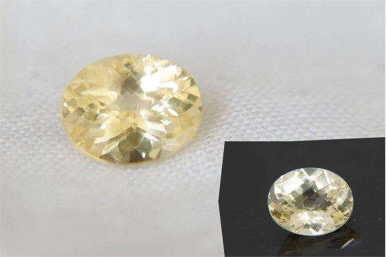 Vivid Yellow Sapphire - Oval - 1.13 ct - COR authenticated