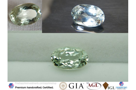 Beryl - Oval - 2.55 ct - COR authenticated