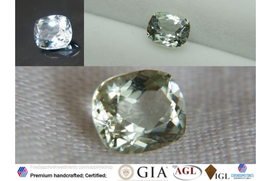 Beryl - Rectangular - 1.80 ct - COR authenticated