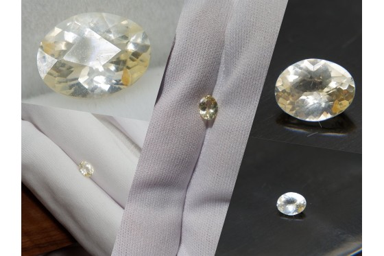 Pastel Lemon-Yellow Sapphire - Oval - 0.65 ct