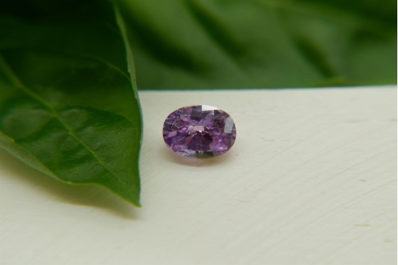 Pastel Violet Sapphire - Oval - 1.15 ct - COR authenticated