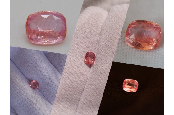 Padparadscha Sapphire - Rectangular - 1.22 ct - CSL certified