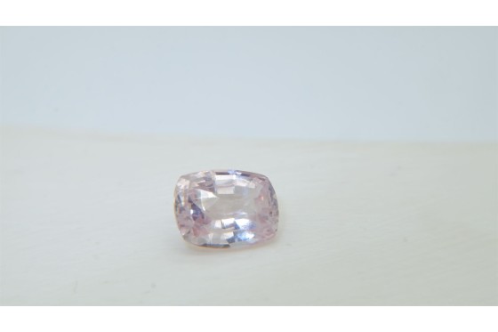 Vivid Pastel Bi-Color Pink/Violet Sapphire - Rectangular - 2.39 ct - COR authenticated