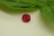 Ruby Purplish Red - Cushion - 1 ct - COR authenticated