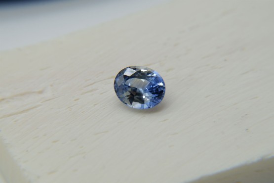 Appraised Premium: Pastel Blue Sapphire - Oval - 0.80 ct