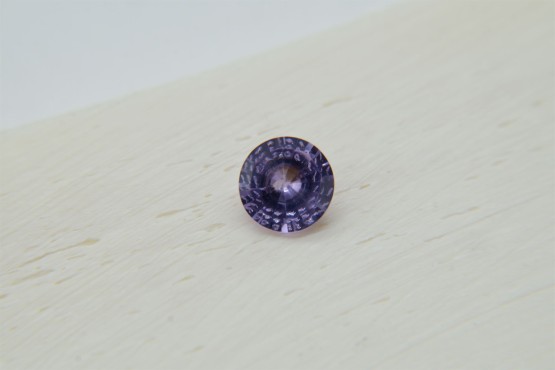 Appraised Premium: Vivid Violet Sapphire - Round - 1.05 ct