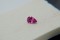 Vivid Orange Pink Sapphire - Pear - 0.773 ct - IGL certified