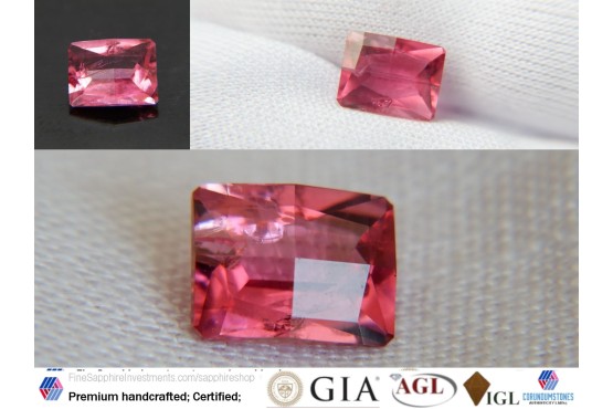 Tourmaline - Rectangular - 2.10 ct - COR authenticated