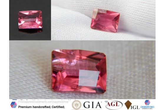 Tourmaline - Rectangular - 2.10 ct - COR authenticated