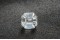 Premium: Vivid Crisp White Sapphire - Octagon - 1.682 ct - AGL certified