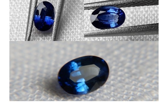 Vivid Royal Blue Sapphire - Oval - 0.68 ct - GIA certified
