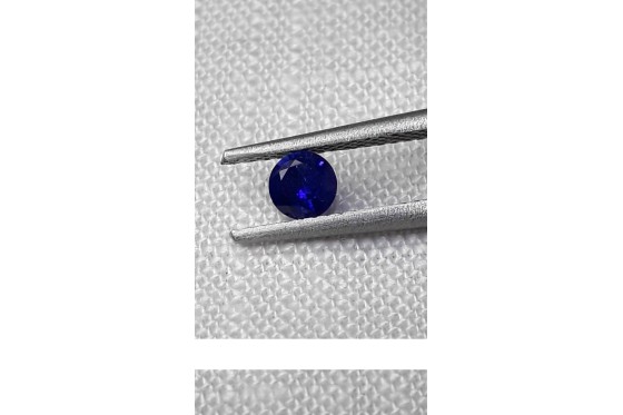 Vivid Royal Blue Sapphire - Round - 0.27 ct - GIA certified