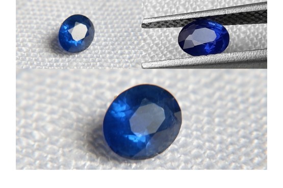 Vivid Royal Blue Sapphire - Oval - 0.39 ct - GIA certified