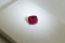 Appraised Premium: Vivid Red Rubellite - Cushion - 1 ct - COR authenticated