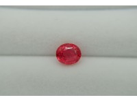 RARE: Neon orangish-Red Mahenge Spinel, design cut 1.581 ct