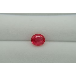 Rare: Neon Orangish-Red Mahenge Spinel - Oval - 1.581 ct - AGL certified
