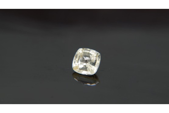 Yellow Ceylon Sapphire - Cushion - 1.42 ct - COR authenticated