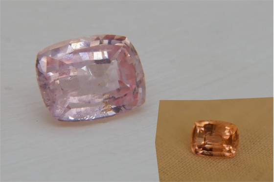 Padparadscha Sapphire - Rectangular - 1.14 ct - CSL certified