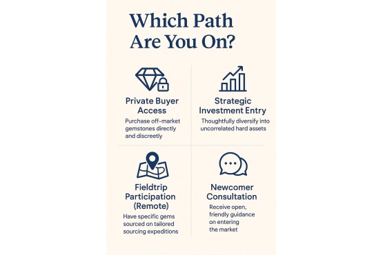 Which Path Are You On? Four Ways to Enter the Gemstone Market
