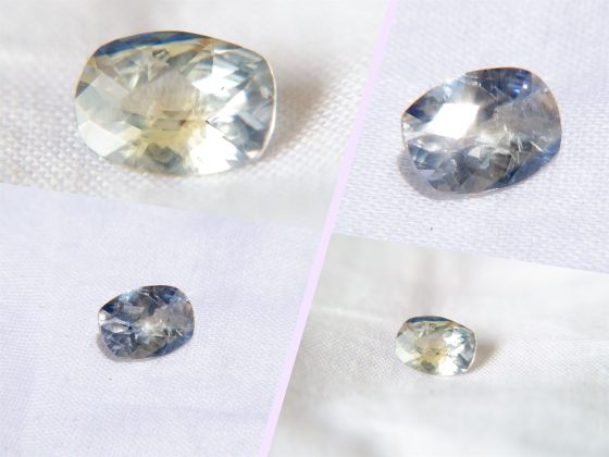 Blue/Silver Sapphire - Rectangular - 1.92 ct - COR authenticated