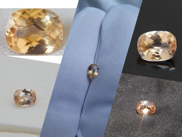 Vivid Orange Sapphire - Cushion - 1.16 ct - COR authenticated