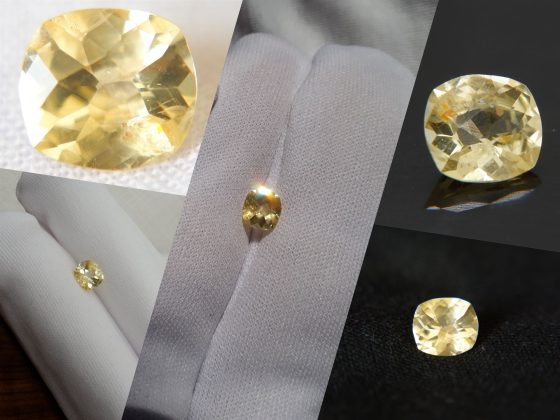 Strong Yellow Handcrafted Sapphire - Cushion - 0.96 ct - COR authenticated