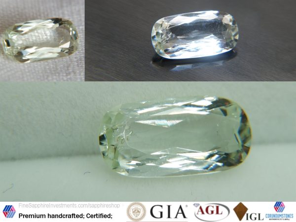 Beryl - Rectangular - 2.60 ct - COR authenticated