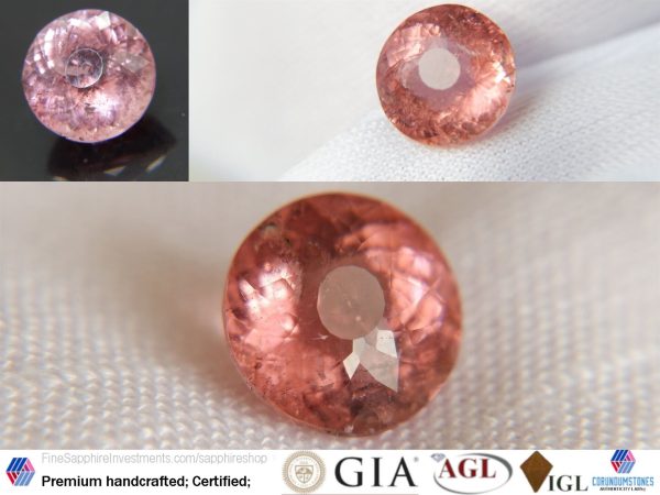 Tourmaline - Round - 4.55 ct - COR authenticated
