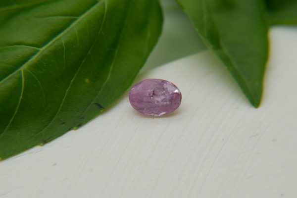 Pastel Violetish-Pink Sapphire - Oval - 1.15 ct